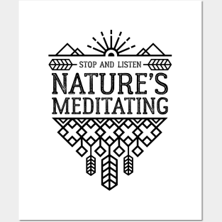 Nature is Meditating Posters and Art